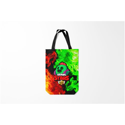 фото Сумка-шоппер / 31х42 см / геймерам / brawl stars spike burnettie