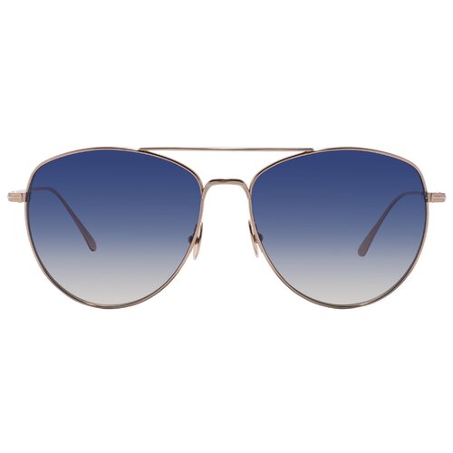 фото Солнцезащитные очки tom ford om ford 784 28w milla, авиаторы, поляризационные, с защитой от уф, градиентные, золотой