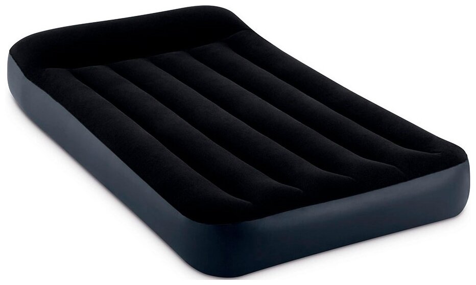 Кровать надувная INTEX 64141 DURA-BEAM PILLOW REST CLASSIC, 99x191x25 см - фотография № 2