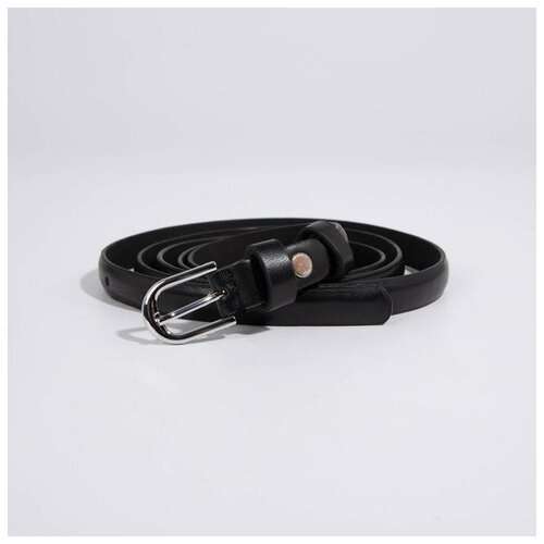 фото Ремень женский кнр "великан", ш. 1,5 см, винт, пряжка металл, цвет черный mikimarket
