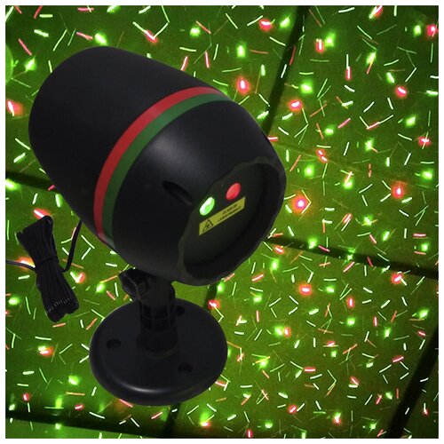 фото Лазерный проектор уличный красный зеленый лучи. нет бренда