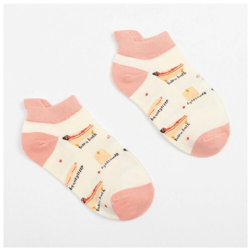 Носки Minaku, размер 23/25, розовый носки размер 41 розовый