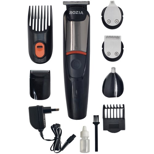 Триммер RoziaPro 6в1 Машинка для стрижки волос Триммер для стрижки бороды и усов уход за лицом и телом RoziaPro 6 in 1 231400₽