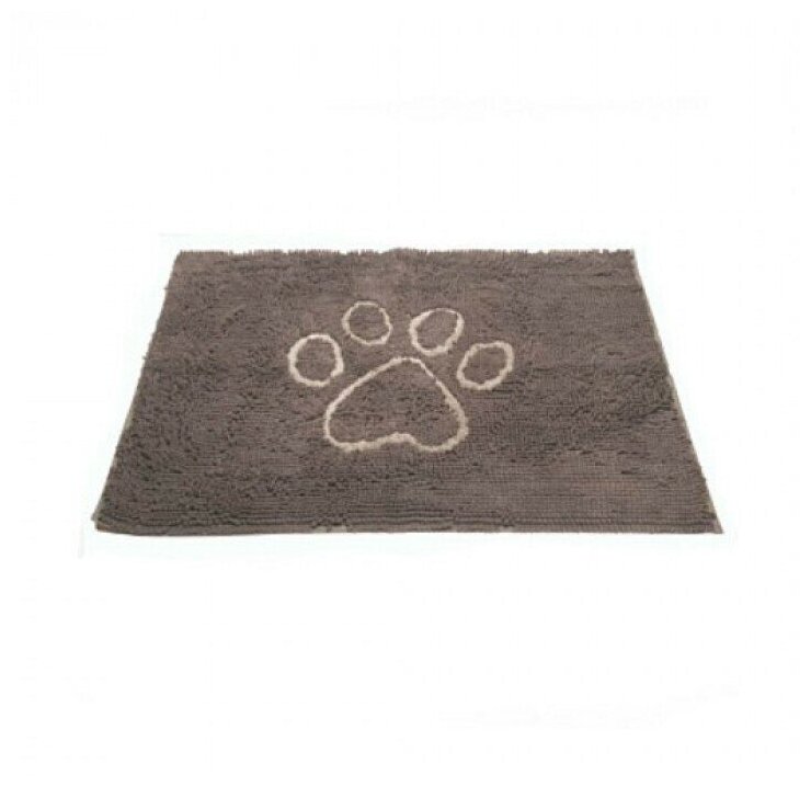 Коврик для собак Dog Gone Smart Doormat, супервпитывающий, цвет: дымчато-серый , 51 х 79 см