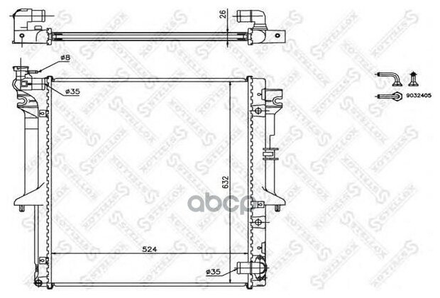 10-25972-Sx_  !  Mitsubishi Pajero Sport/L200 2.5Did 06> 10-25972-Sx Stellox . 1025972SX