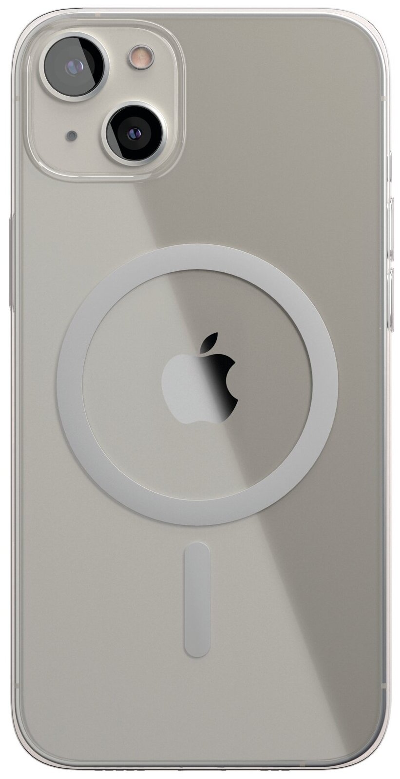 Чехол VLP Чехол защитный vlp Silicone case with MagSafe для iPhone 13 mini, прозрачный