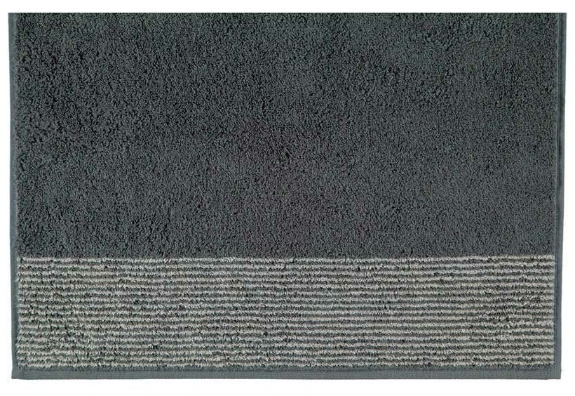 Полотенце махровое Cawo Two-Tone 50x100см, антрацит - фотография № 3