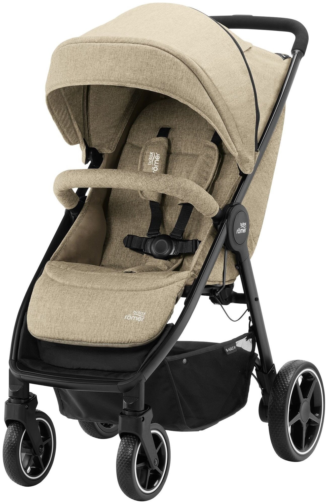 Прогулочная коляска Britax Romer B-Agile M Elephant Grey (2000032524) - фото №11