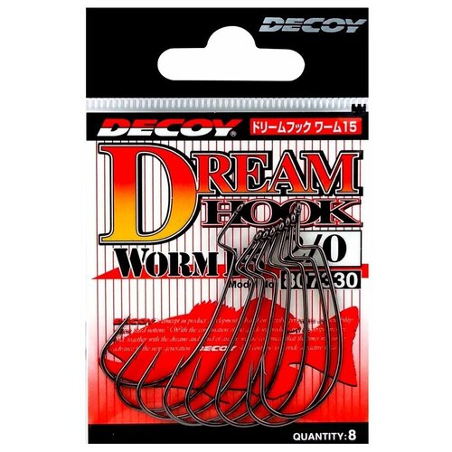 фото Крючок офсетный decoy worm 15 dream hook №2/0 8шт