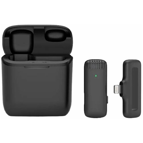 Микрофон беспроводной петличный Lightning с кейсом зарядки Беспроводная петличка Wireless Microphone Lightning 256500₽