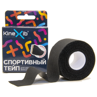 , кинезио тейп KineXib, спортивный (9,1 м х 3,8 см), черный