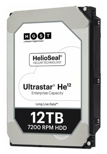 HDD Western Digital Original SATA-III 12Tb 0F30146 HUH721212ALE604 Ultrastar DC HC520 (7200rpm) 256Mb 3.5