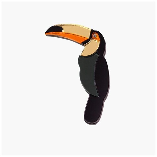 Брошь Тукан / Toucan, brooch