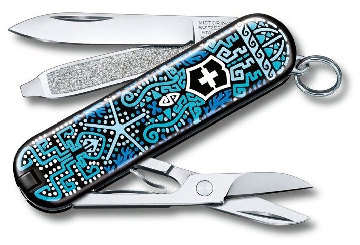 Нож Victorinox Classic SD 0.6223.L2108 Ocean Life (58 мм)