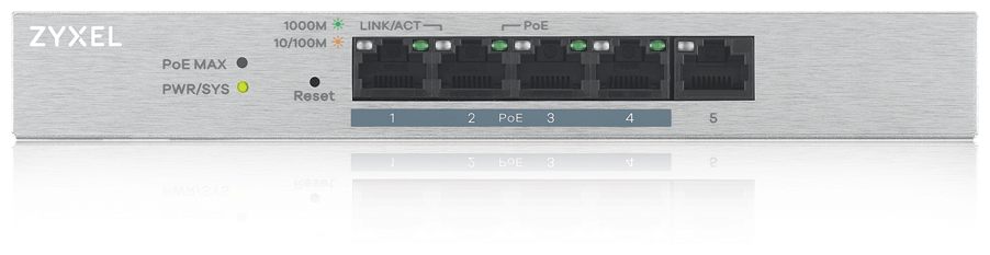 Коммутатор ZYXEL GS1200-5HP V2
