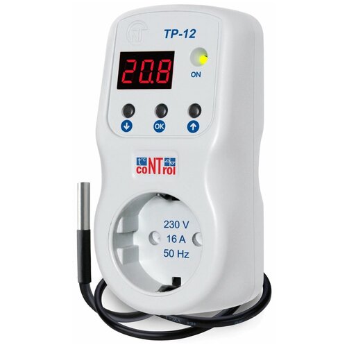 Терморегулятор Новатек Электро ТР-12-3 (датчик 0,1 м)