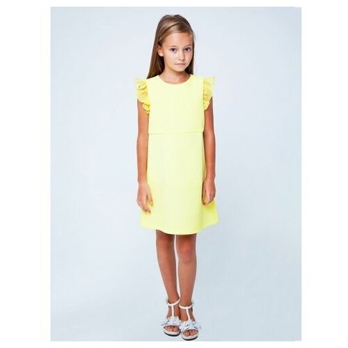фото Желтое платье для девочки, letty, ss17cld-1-39