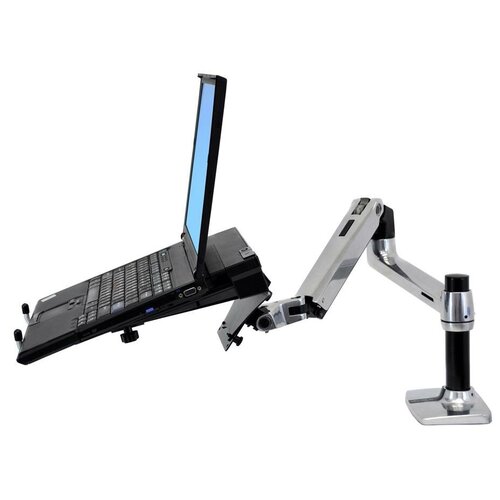 Ergotron LX Notebook Arm 45-241-026 + лоток для ноутбука 50-193-200