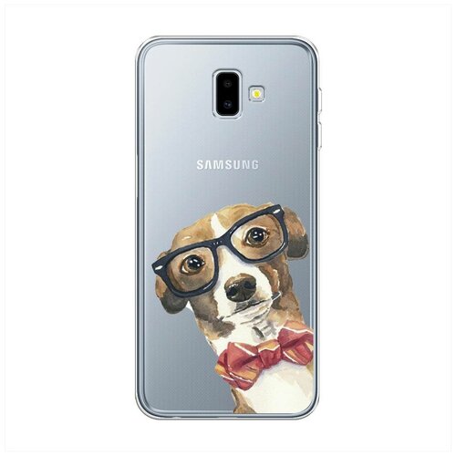 фото Силиконовый чехол "умный пес" на samsung galaxy j6 + / самсунг галакси j6 плюс 2018 case place