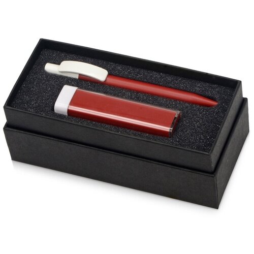 Подарочный набор White top с ручкой и зарядным устройством красный 178400₽