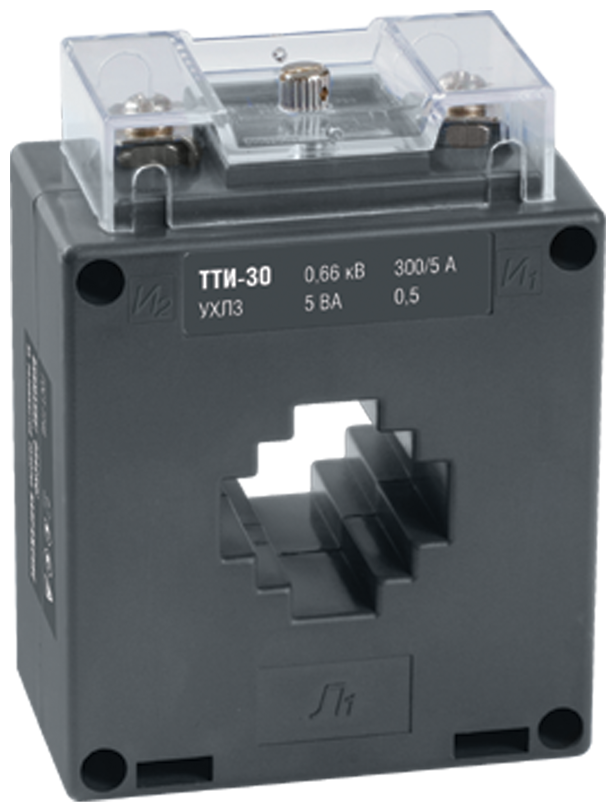 Трансформатор тока ТТИ-30 200/5А 5ВА класс 0,5S IEK /1/40 - фотография № 1