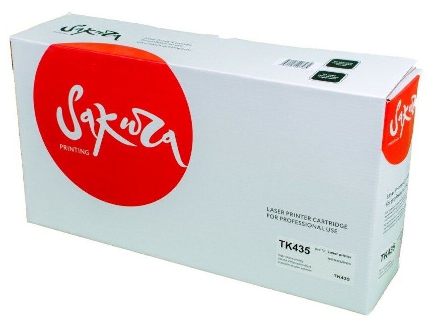 Картридж TK435 (1T02KH0NL0) для Kyocera Mita, лазерный, черный, 15000 страниц, Sakura