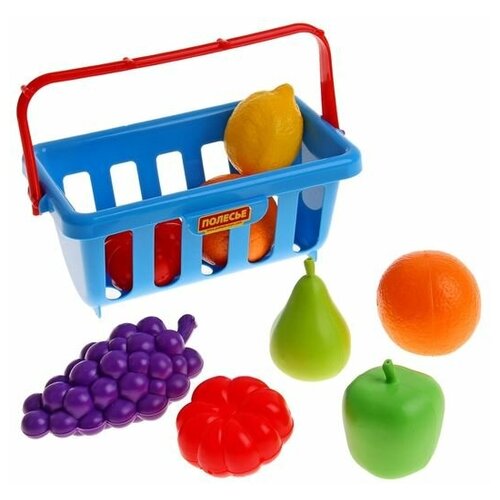 Набор продуктов с корзинкой №2, 9 элементов, цвета микс набор продуктов с корзинкой 2 9 предметов