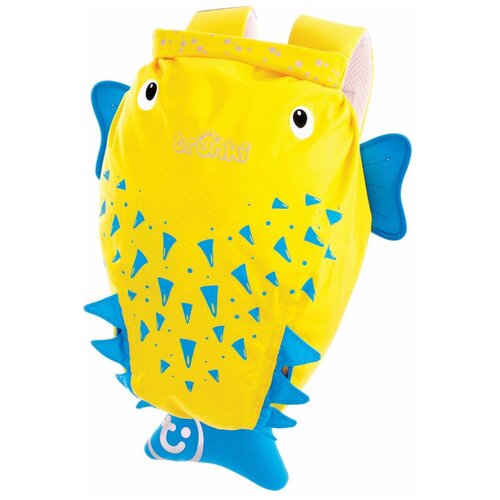 фото Рюкзак для бассейна и пляжа trunki желтый, рыба-пузырь (0111-gb01)