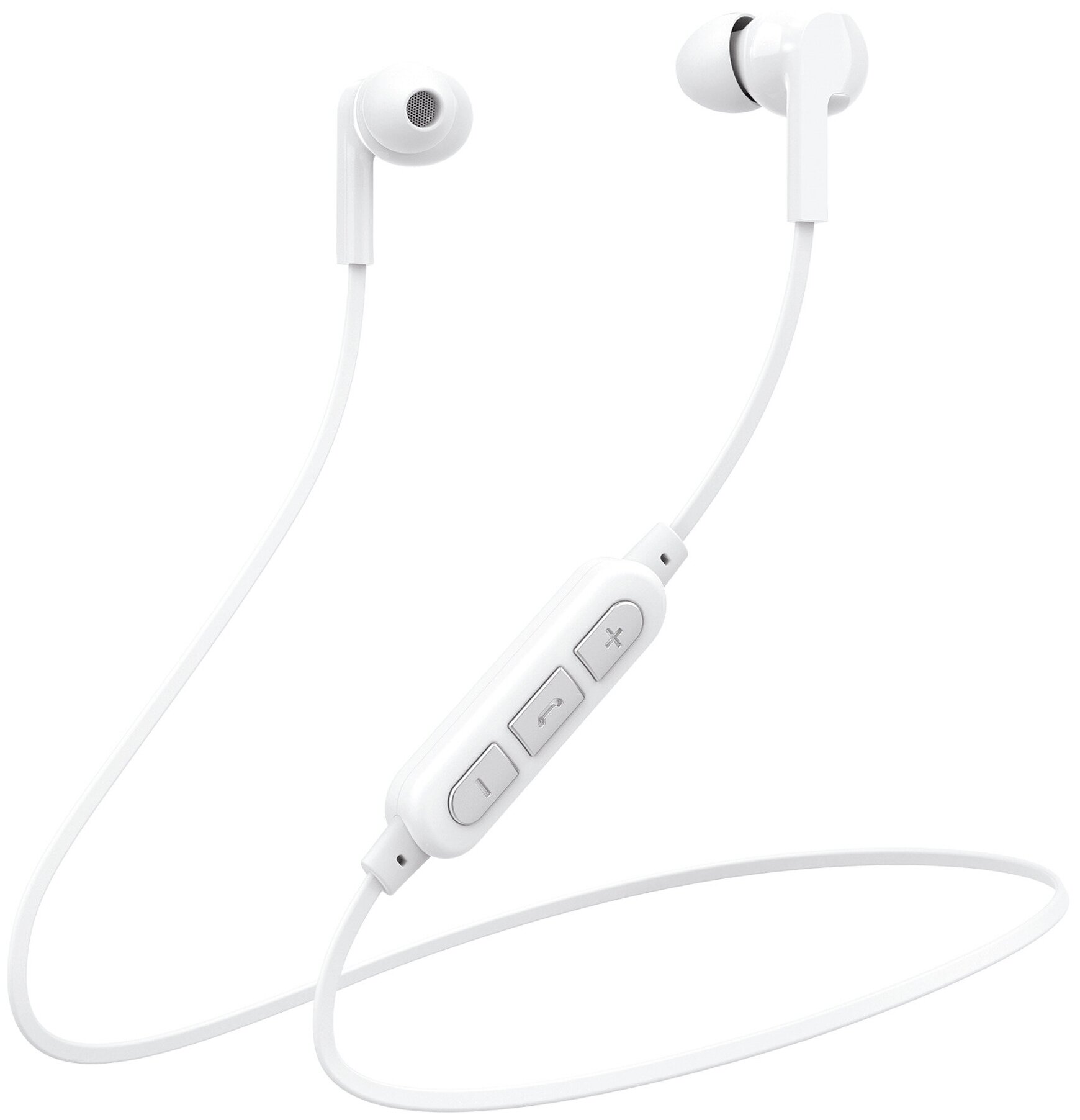 Наушники беспроводные QUB (Bluetooth 5.0, цвет белый) (BTE-002 White)