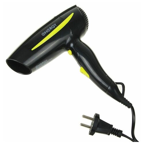 Energy Фен ENERGY EN-859 1200 Вт 2 скорости 3 температурных режима черный 112900₽
