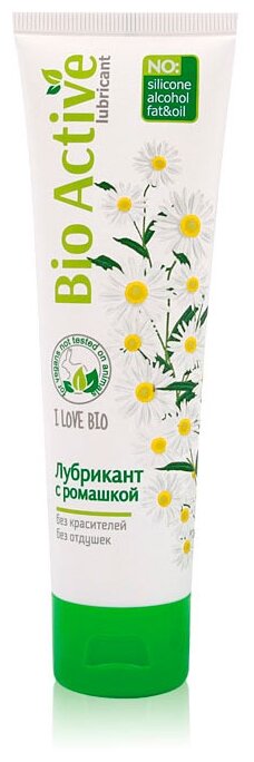 Гель-смазка Биоритм Bio Active с ромашкой и д-пантенолом, 100 г