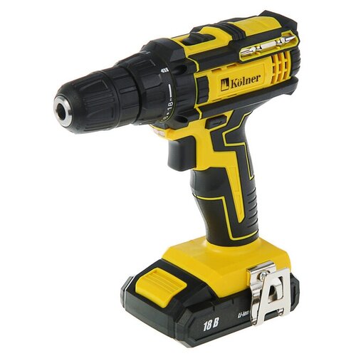Дрель-шуруповерт Kolner KCD 182L 18 В 0-4000-1450 обмин 29 Нм аккумуляторная 687600₽