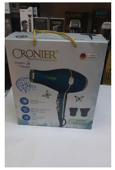 Фен для волос CRONIER Professional CR-7722G - фотография № 4