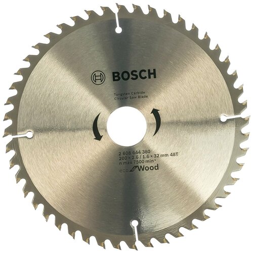 Диск пильный BOSCH 2608644380 ECO WO 200x32-48T