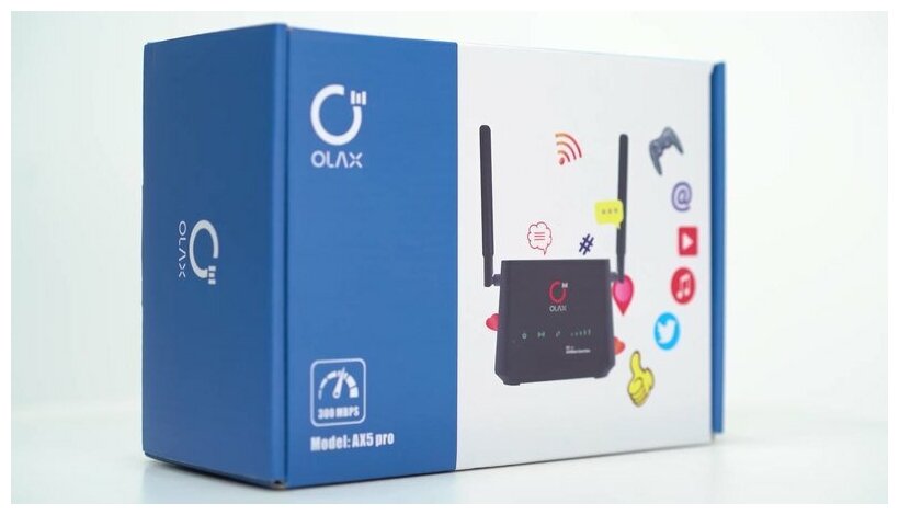 OLAX AX5 PRO - 4G 3G WiFi-роутер со встроенным модемом для сим-карт с выбором частот и внешними антеннами