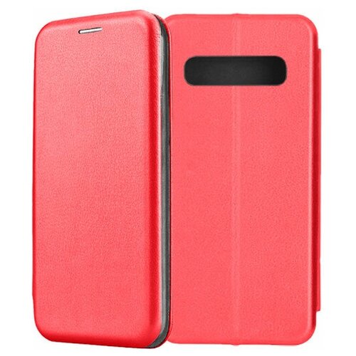 чехол книжка для samsung g973 s10 veglas business черный Чехол-книжка Fashion Case для Samsung Galaxy S10 G973 красный