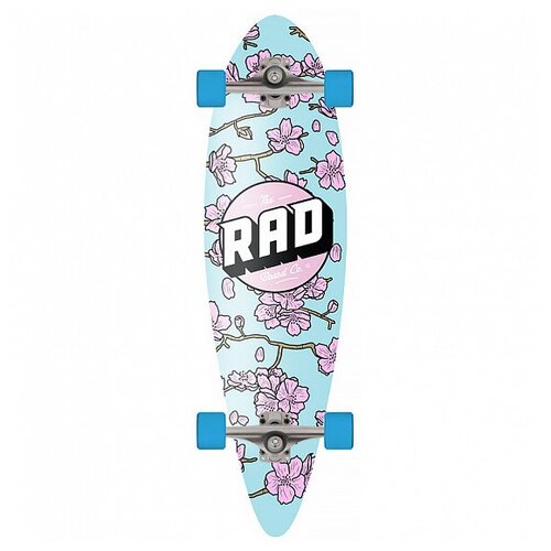 Комплект лонгборд Rad Cherry Blossom Pintail Mini BLUE/PINK комплект лонгборд penny original 22 staple blue