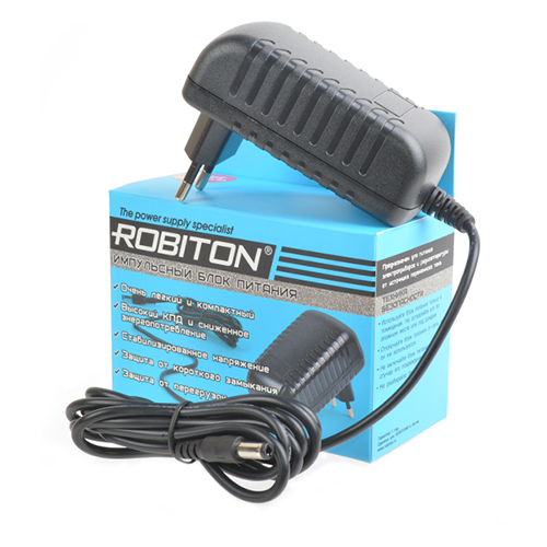 Блок питания ROBITON IR12-2250S адаптер robiton ir12 2250s 5 5x2 5 12 bl1