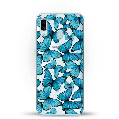 фото Силиконовый чехол бабочки на samsung galaxy a20 andy & paul