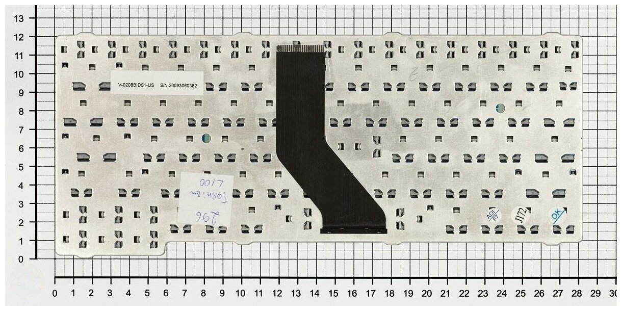 Клавиатура для ноутбука Toshiba MP-03263US-9202 черная