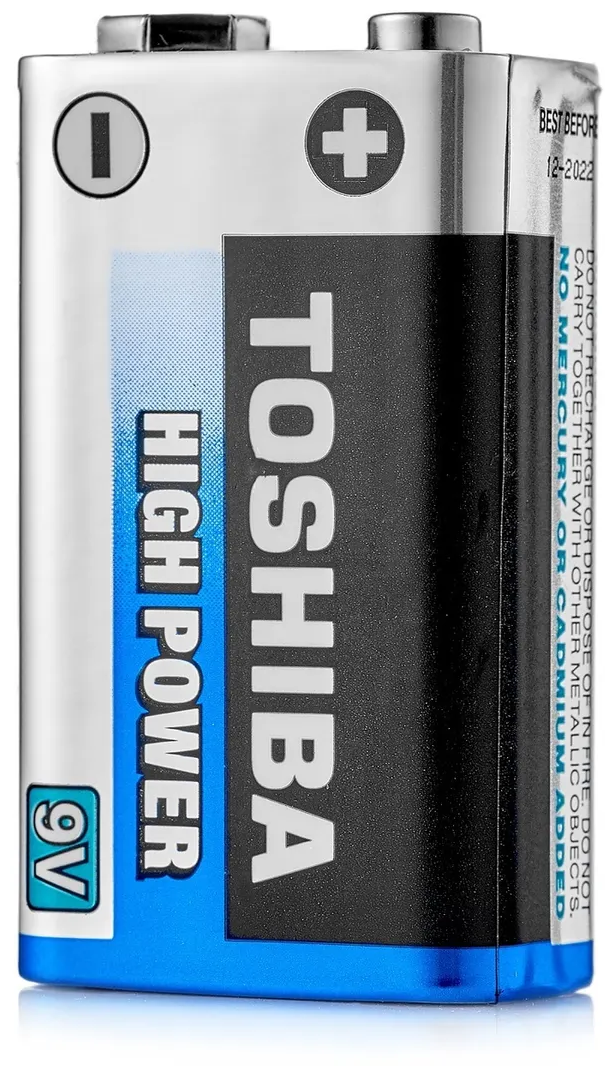 Батарейка Toshiba High Power 6LR61 9V 1шт - фото №2