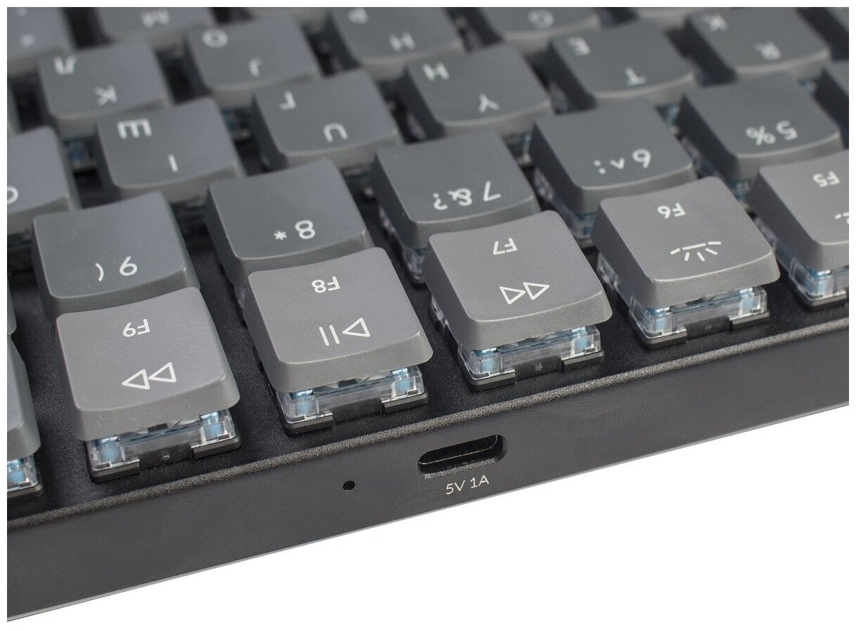 Беспроводная механическая ультратонкая клавиатура Keychron K3 84 клавиши RGB подстветка Blue Switch