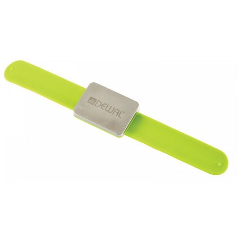браслет магнитный 90x360 мм цвет зеленый JPP094green Dewal Браслет магнитный на руку для шпилек, невидимок DEWAL JPP094green