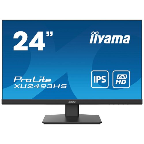 фото Монитор iiyama 23.8" prolite xu2493hs-b4 черный ips led 16:9 hdmi m/m матовая 250cd 178гр/178гр 1920x1080 d-sub displayp