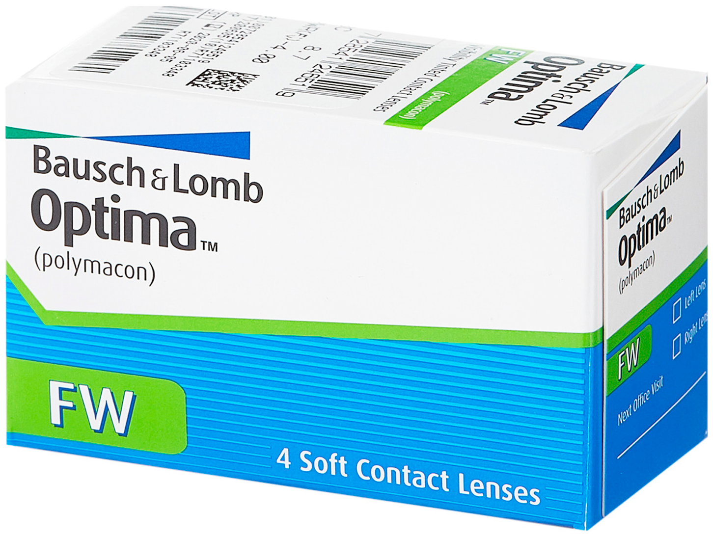 Контактные линзы optima fw 4 шт 8,4, -0,75 bausch+lomb Bausch & Lomb - фото №8