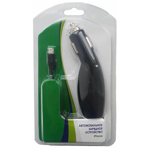 Автомобильное зарядное устройство W.O.L.T. WCCI51 для Apple iPhone 1A (черный)