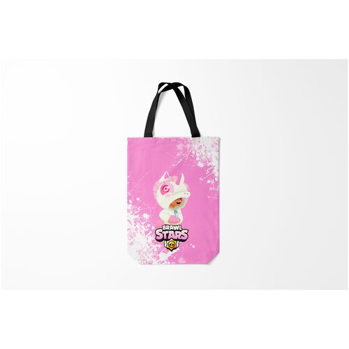 фото Сумка-шоппер / 31х42 см / геймерам / brawl stars leon unicorn. burnettie