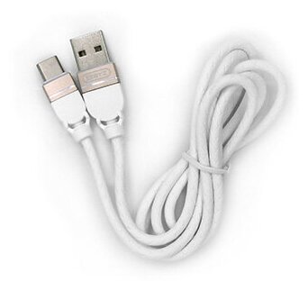 USB-кабель BYZ BL-696t AM-Type-C 1 метр 3A силикон белый