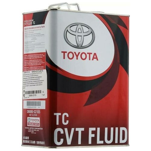 фото Трансмиссионное масло toyota "cvt fluid tc", 4 л
