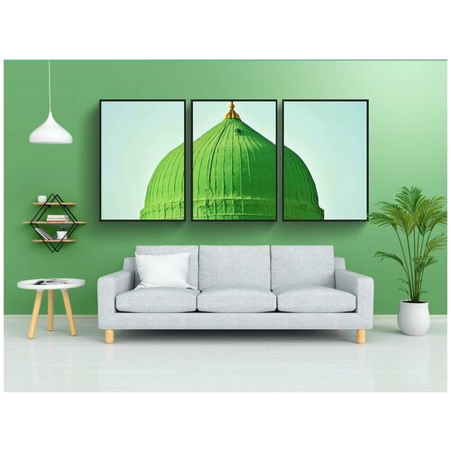 фото Набор модулных постеров для интерьера "религиозный, мухаммад, религия" 60x90 см. в тубусе, без рамки lotsprints